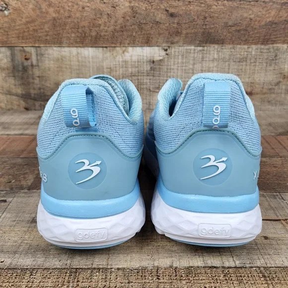 Gravity Defyer G-Defy XLR8 Women Sz 8 Blue Knit Lace Up Running Shoes Comfort - Picture 5 of 9